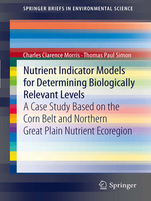 cover image of Nutrient Indicator Models for Determining Biologically Relevant Levels